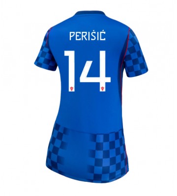 Kroatien Ivan Perisic #14 Udebanetrøje Dame VM 2026 Kortærmet